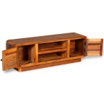 vidaXL Comodă TV din lemn masiv reciclat 120 x 30 x 40 cm