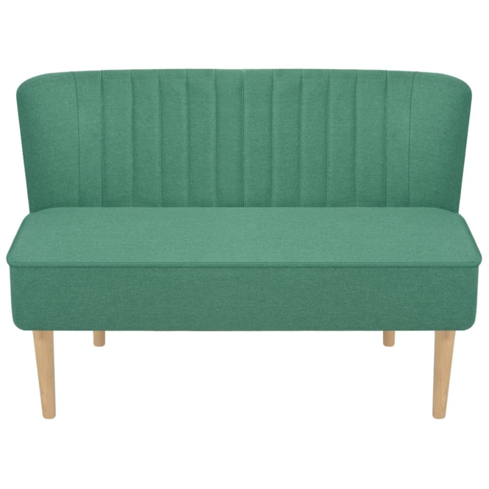 vidaXL Canapea din material textil, 117 x 55,5 x 77 cm, verde