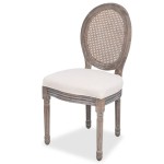 vidaXL Scaune de bucătărie, 4 buc., material textil vidaXL Scaune de bucătărie, 4 buc., material textil