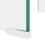 vidaXL Suport TV/monitor din sticlă transparentă, 60 x 25 x 11 cm