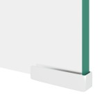vidaXL Stand TV/Suport monitor sticlă transparentă 90x30x13 cm