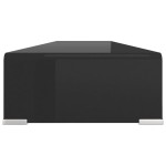 vidaXL Stand TV/Suport monitor sticlă, 120x30x13 cm, negru vidaXL Stand TV/Suport monitor sticlă, 120x30x13 cm, negru