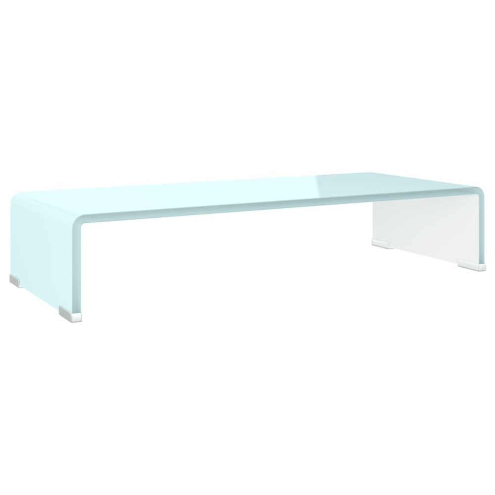 vidaXL Stativ TV/Suport monitor, sticlă, verde, 60 x 25 x 11 cm