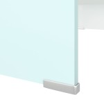 vidaXL Stativ TV/Suport monitor, sticlă, verde, 70 x 30 x 13 cm
