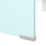 vidaXL Stativ TV/Suport monitor, sticlă, verde, 100 x 30 x 13 cm
