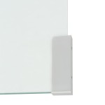 vidaXL Măsuță cafea sticlă securizată 98 x 45 x 30 cm, transparentă vidaXL Măsuță cafea sticlă securizată 98 x 45 x 30 cm, transparentă