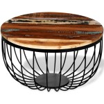 vidaXL Măsuță de cafea, lemn masiv reciclat vidaXL Măsuță de cafea, lemn masiv reciclat