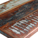 vidaXL Masă de bucătărie, 120 x 60 x 76 cm, lemn masiv reciclat
