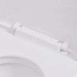 vidaXL Vas toaletă cu montare pe perete, ceramică, alb vidaXL Vas toaletă cu montare pe perete, ceramică, alb