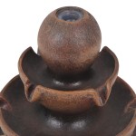 vidaXL Fântâna interioară cu pompă, polirășină