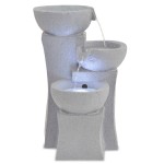 vidaXL Fântână de interior, polirășină, iluminare LED vidaXL Fântână de interior, polirășină, iluminare LED