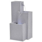 vidaXL Fântână de interior, polirășină, iluminare LED vidaXL Fântână de interior, polirășină, iluminare LED
