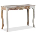 vidaXL Masă consolă cu 3 sertare, 110x40x76 cm, lemn masiv palisandru vidaXL Masă consolă cu 3 sertare, 110x40x76 cm, lemn masiv palisandru