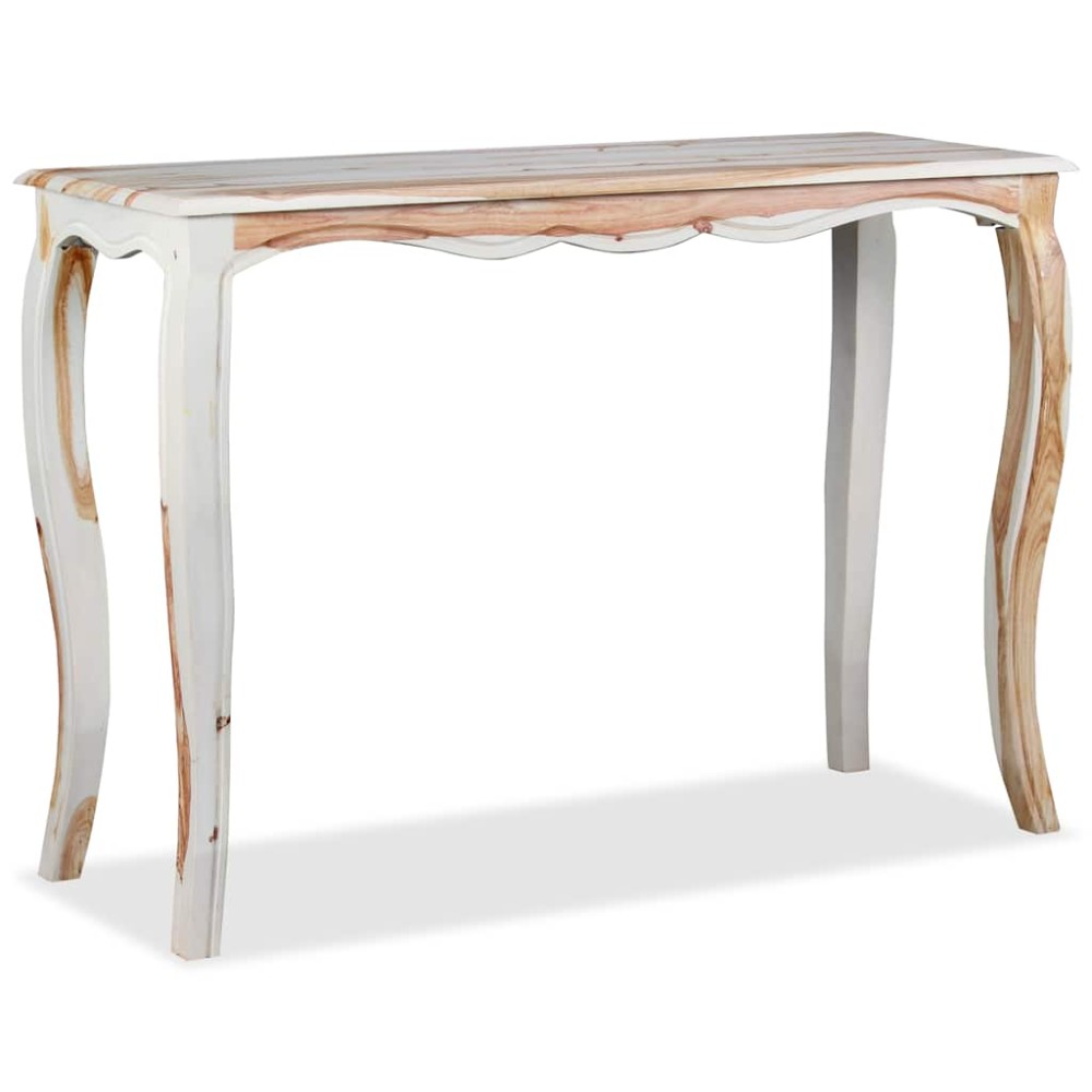vidaXL Masă consolă, lemn masiv acacia, 110x40x76 cm