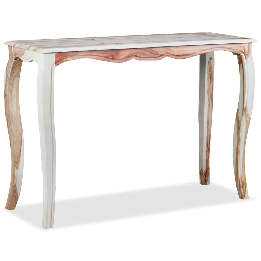 vidaXL Masă consolă, lemn masiv acacia, 110x40x76 cm