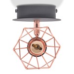 vidaXL Lampă de perete 2 buc, E14, negru și arămiu vidaXL Lampă de perete 2 buc, E14, negru și arămiu