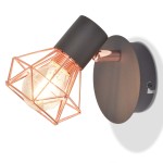 vidaXL Lămpi de perete, 2 buc, cu 2 becuri LED cu filament 8 W vidaXL Lămpi de perete, 2 buc, cu 2 becuri LED cu filament 8 W