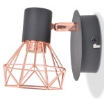 vidaXL Lămpi de perete, 2 buc, cu 2 becuri LED cu filament 8 W vidaXL Lămpi de perete, 2 buc, cu 2 becuri LED cu filament 8 W