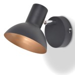 vidaXL Lămpi de perete 2 buc. Becuri E27, Negru și auriu vidaXL Lămpi de perete 2 buc. Becuri E27, Negru și auriu