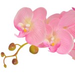 vidaXL Plantă artificială orhidee cu ghiveci, 65 cm, roz vidaXL Plantă artificială orhidee cu ghiveci, 65 cm, roz