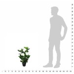 vidaXL Plantă artificială Hydrangea cu ghiveci, 60 cm, alb vidaXL Plantă artificială Hydrangea cu ghiveci, 60 cm, alb