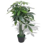 vidaXL Plantă artificială Arborele norocos cu ghiveci, 85 cm, verde vidaXL Plantă artificială Arborele norocos cu ghiveci, 85 cm, verde
