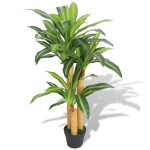 vidaXL Plantă Dracena artificială cu ghiveci, 100 cm, verde vidaXL Plantă Dracena artificială cu ghiveci, 100 cm, verde