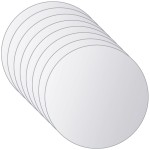vidaXL Plăci de oglindă rotunde, sticlă, 8 buc vidaXL Plăci de oglindă rotunde, sticlă, 8 buc