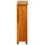 vidaXL Bibliotecă cu 3 rafturi, 70 x 22,5 x 82 cm, lemn masiv stejar vidaXL Bibliotecă cu 3 rafturi, 70 x 22,5 x 82 cm, lemn masiv stejar