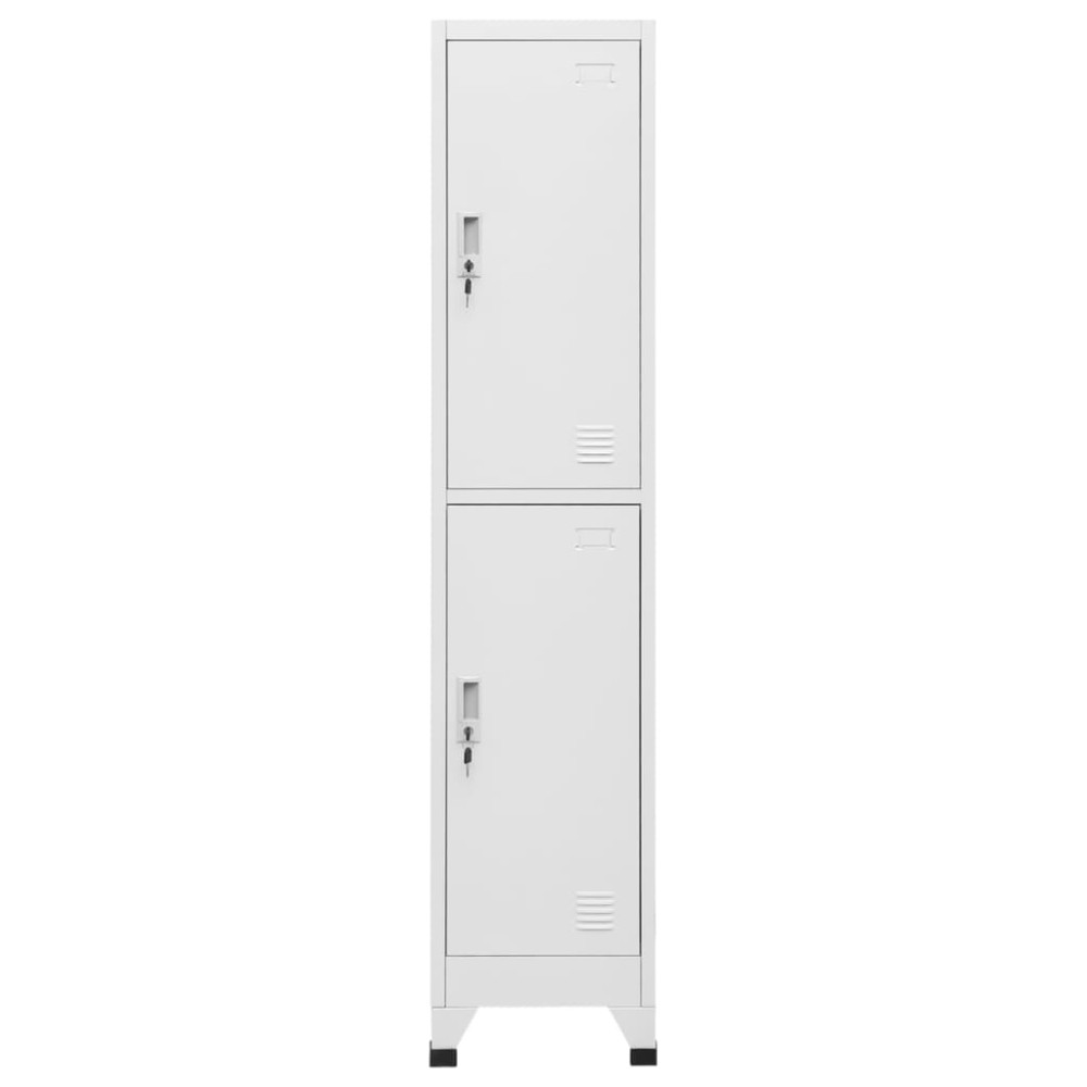 vidaXL Dulap vestiar cu 2 compartimente 38x45x180 cm