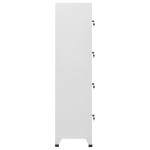 vidaXL Dulap vestiar cu 4 compartimente 38x45x180 cm