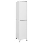 vidaXL Dulap vestiar cu 4 compartimente 38x45x180 cm