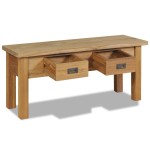 vidaXL Bancă pentru hol, lemn masiv tec, 90x30x40 cm
