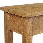 vidaXL Bancă pentru hol, lemn masiv tec, 90x30x40 cm