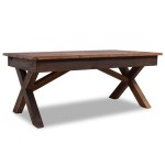 vidaXL Măsuță de cafea, 110x60x45 cm, mix lemn masiv reciclat vidaXL Măsuță de cafea, 110x60x45 cm, mix lemn masiv reciclat
