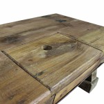 vidaXL Măsuță de cafea, 90x50x35 cm, amestec lemn reciclat vidaXL Măsuță de cafea, 90x50x35 cm, amestec lemn reciclat