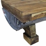vidaXL Măsuță de cafea, 90x50x35 cm, amestec lemn reciclat vidaXL Măsuță de cafea, 90x50x35 cm, amestec lemn reciclat