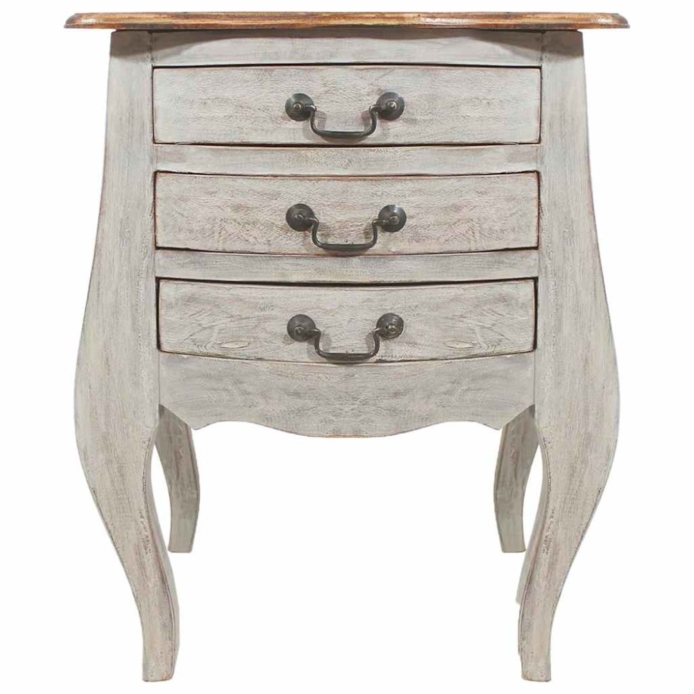 vidaXL Noptieră, 48x35x64 cm, lemn masiv de mahon