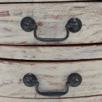 vidaXL Noptieră, 48x35x64 cm, lemn masiv de mahon