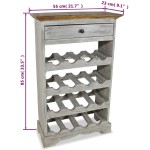 vidaXL Suport sticle de vin, 55x23x85 cm, lemn masiv de mahon vidaXL Suport sticle de vin, 55x23x85 cm, lemn masiv de mahon