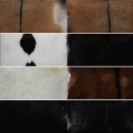 vidaXL Bancă din piele de capră și tec