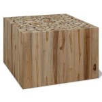 vidaXL Măsuță de cafea, lemn de tec natural, 50 x 50 x 35 cm vidaXL Măsuță de cafea, lemn de tec natural, 50 x 50 x 35 cm