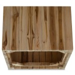 vidaXL Măsuță de cafea, lemn de tec natural, 50 x 50 x 35 cm vidaXL Măsuță de cafea, lemn de tec natural, 50 x 50 x 35 cm