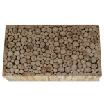 vidaXL Măsuță de cafea, 90x50x30 cm, tec natural vidaXL Măsuță de cafea, 90x50x30 cm, tec natural