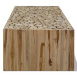 vidaXL Măsuță de cafea, 90x50x30 cm, tec natural vidaXL Măsuță de cafea, 90x50x30 cm, tec natural