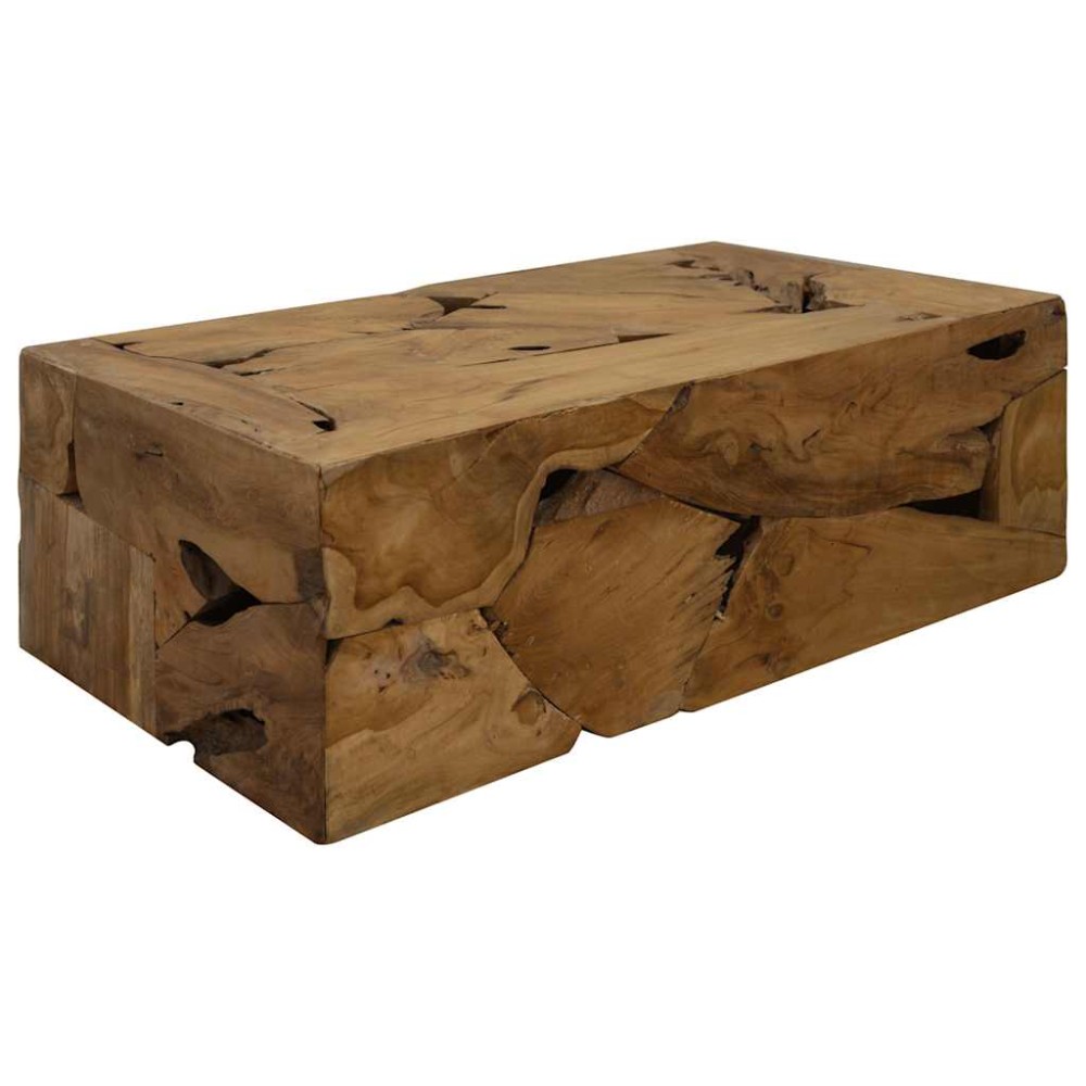vidaXL Măsuță de cafea, 90 x 50 x 30 cm, lemn de tec natural, maro