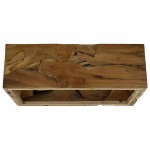 vidaXL Măsuță de cafea, 90 x 50 x 30 cm, lemn de tec natural, maro vidaXL Măsuță de cafea, 90 x 50 x 30 cm, lemn de tec natural, maro