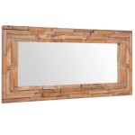 vidaXL Oglindă decorativă din lemn de tec, 120 x 60 cm, dreptunghiular vidaXL Oglindă decorativă din lemn de tec, 120 x 60 cm, dreptunghiular