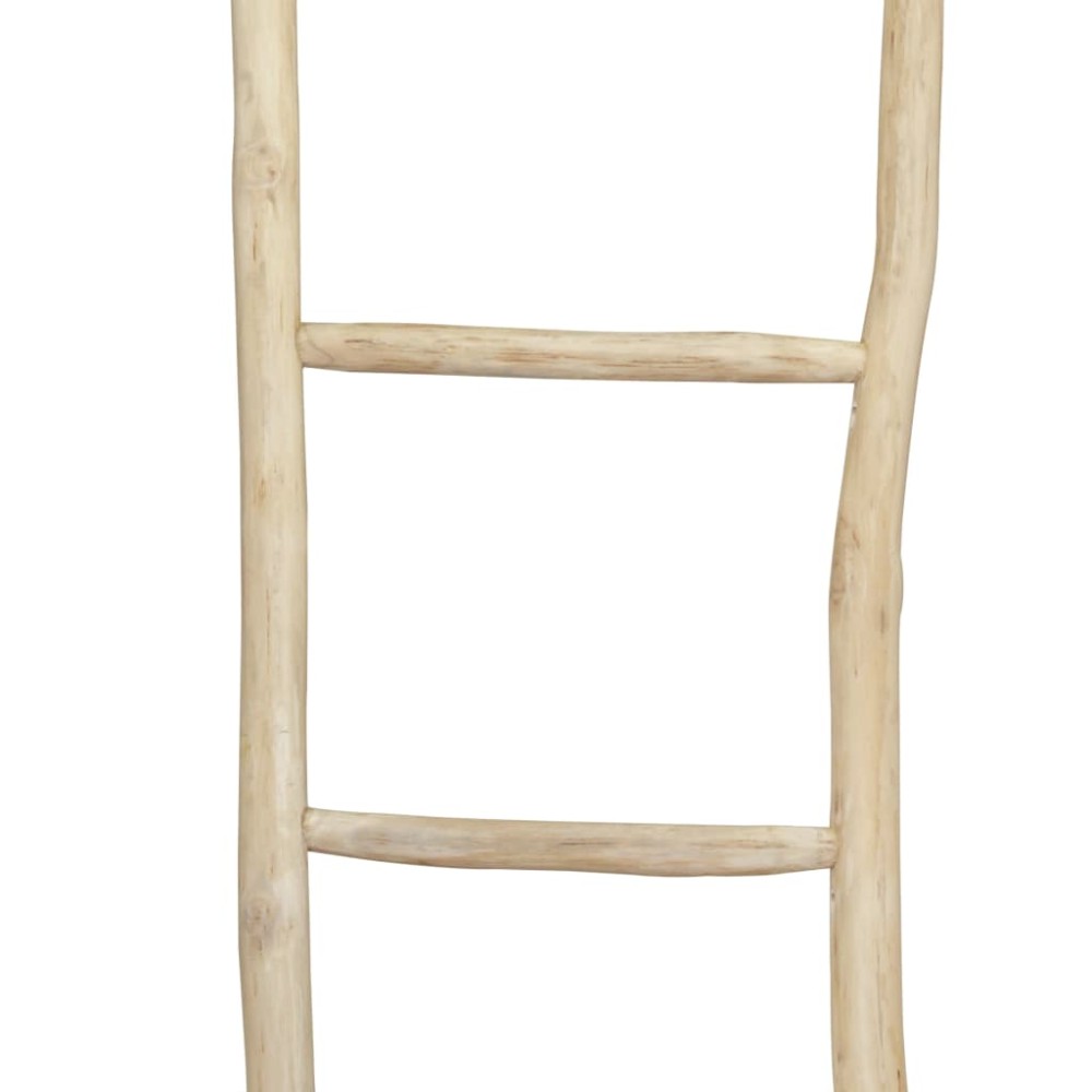 vidaXL Scară pentru prosoape cu 5 trepte, tec, 45x150 cm, natural