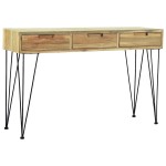 vidaXL Masă consolă, 120x35x76 cm, tec masiv vidaXL Masă consolă, 120x35x76 cm, tec masiv